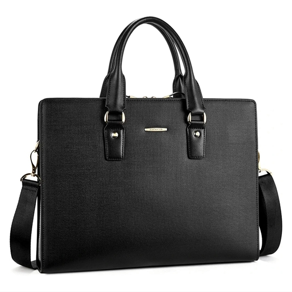 Bostanten Bags Bostanten Leather Lawyers Briefcase Shoulder Laptop Business Slim Bag Poshmark